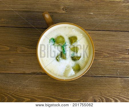 Czech Potato  Pickle Soup