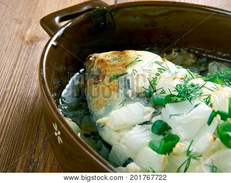 Baked Fish In Tatar