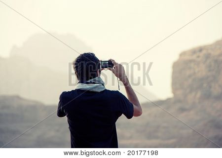 写真を撮る人