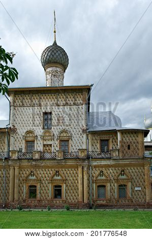 Church of the Hodegetria.Kremlin of ancient town of Rostov Veliky.Russia
