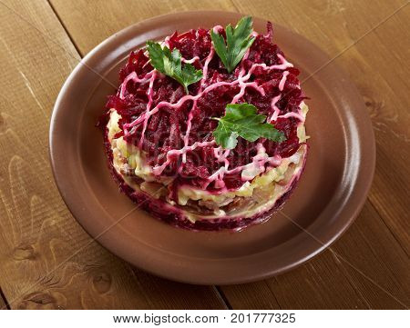 Dressed Herring - Russian Salad