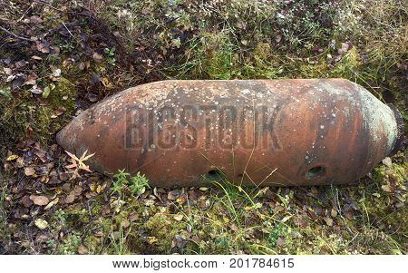 Large Aerial Bomb During The Second World War