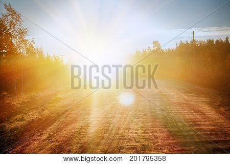 Empty Country Road