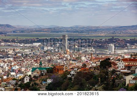 Antananarivo Cityscape, Capital Of Madagascar