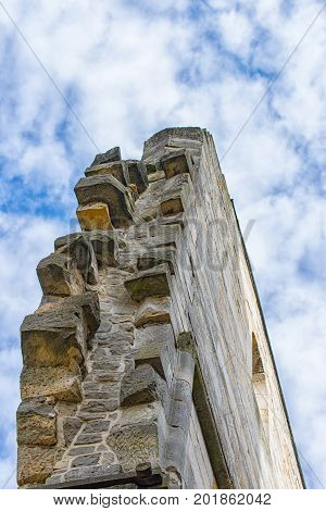 The Monastery ruins in Paulinzella in Thuringia Germany