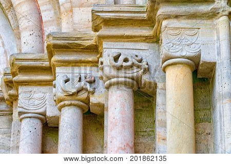 The Monastery ruins in Paulinzella in Thuringia Germany