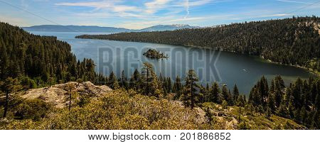 The Emerald's bay - part of South Tahoe lake