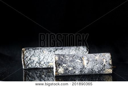Studio Shot Of French Goat Cheese Saint Maure