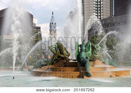 Fountain In Philadelphia