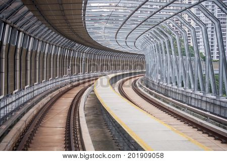 Malaysia MRT (Mass Rapid Transit) railway, a transportation for future generation.