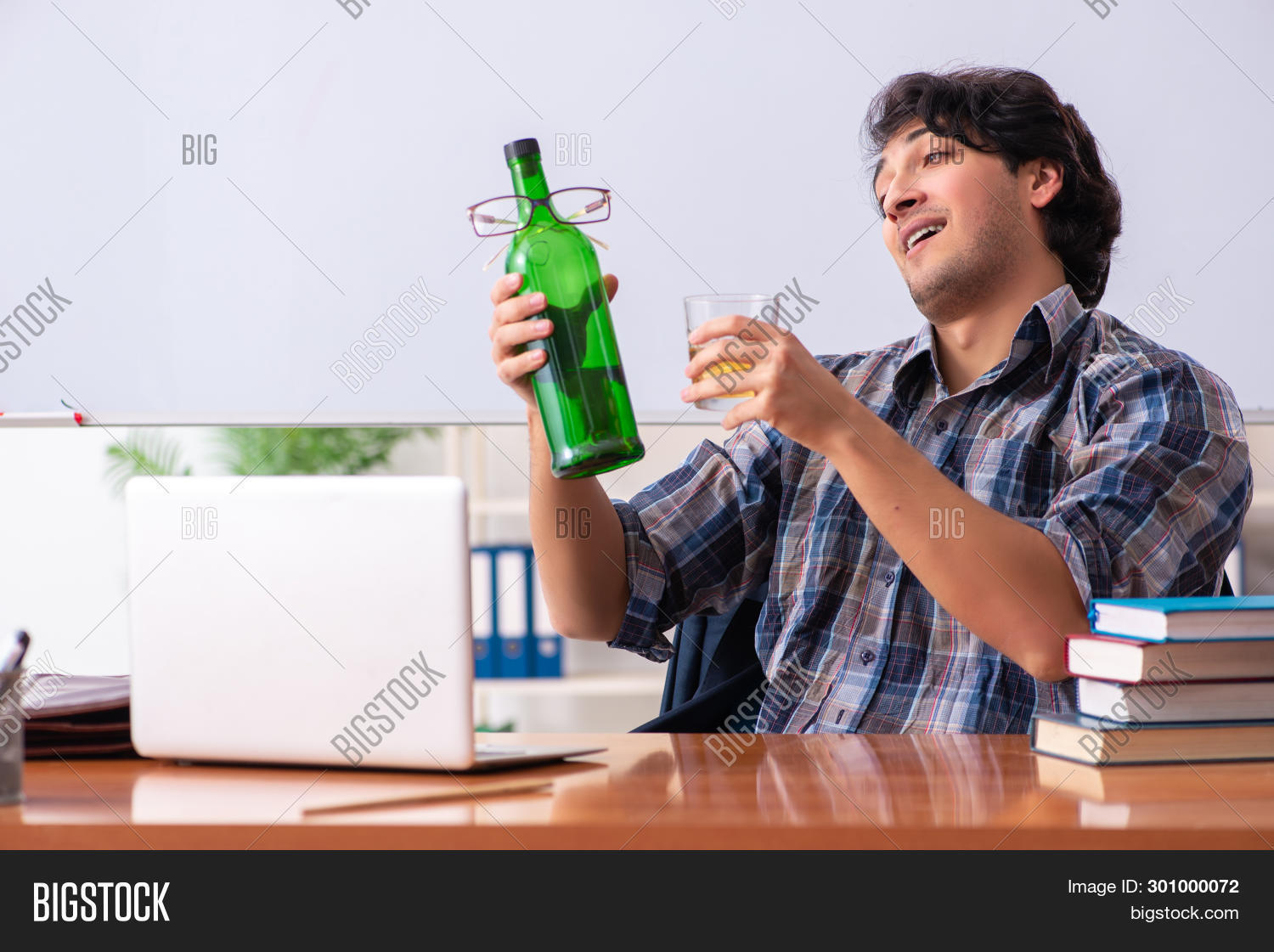 Male Teacher Drinking Image & Photo (Free Trial) Bigstock