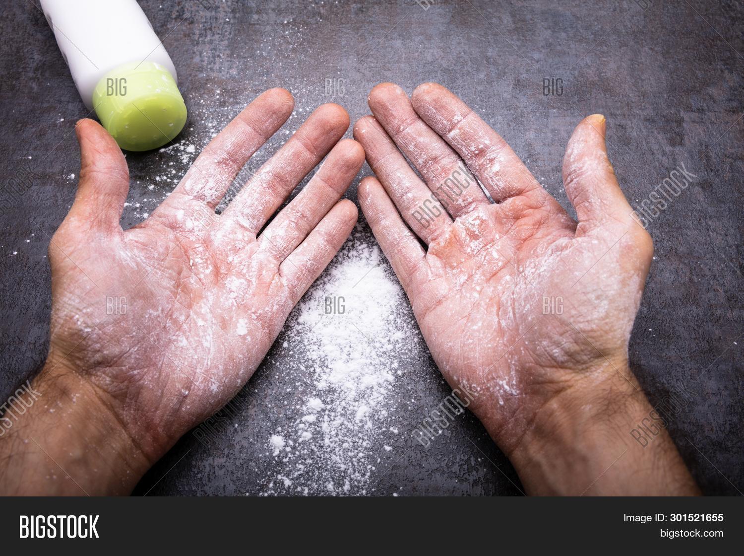 Talcum Powder On Man's Image & Photo (Free Trial) Bigstock