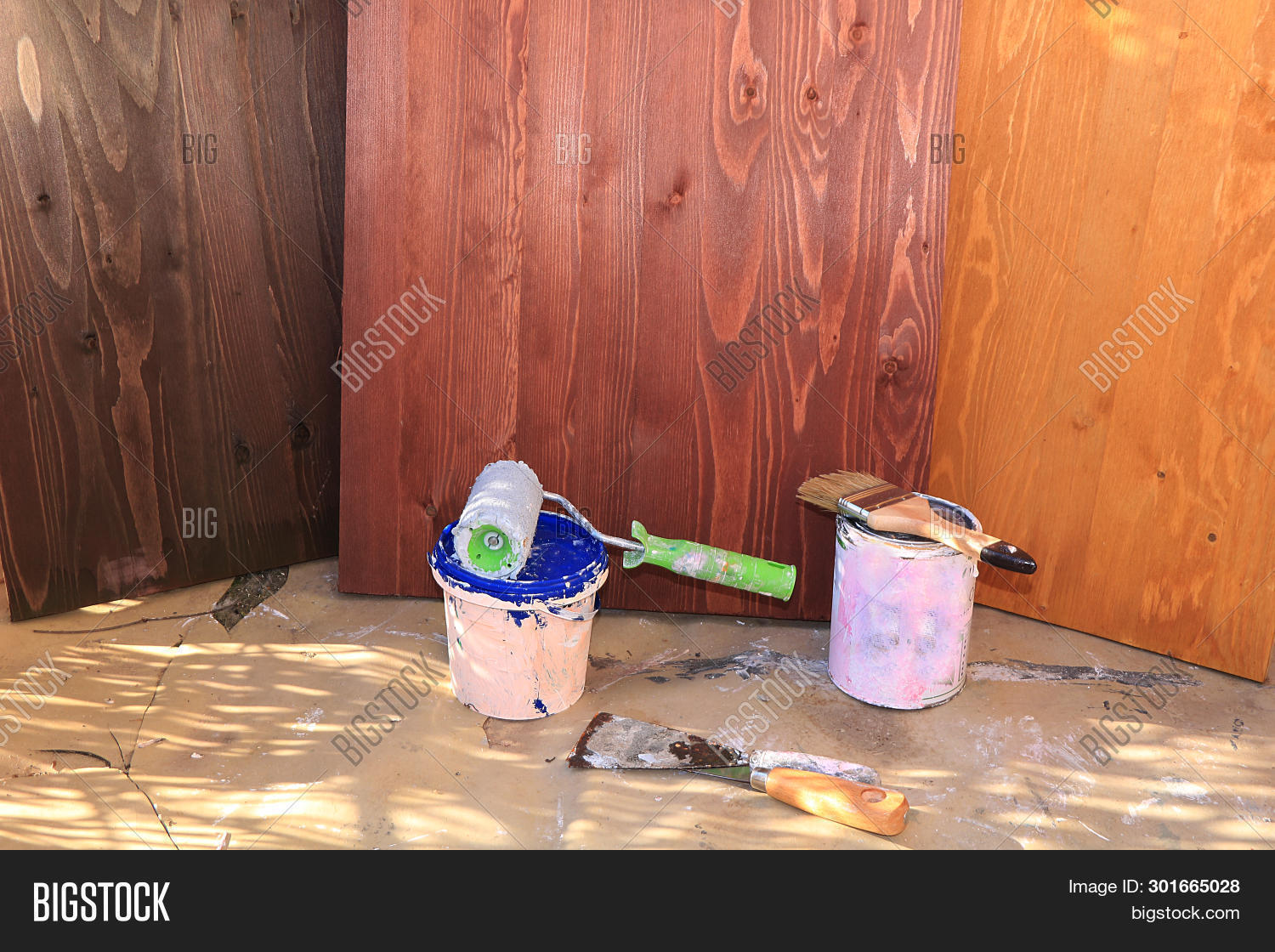 Painting Wooden Walls Image & Photo (Free Trial) Bigstock