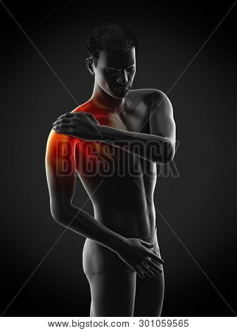 3d rendered medically accurate illustration of a painful elbow