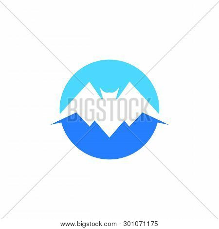Bat Icon For Web. Isolated On White Background