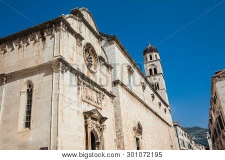 Church Of St. Spasa Located At Stradun Street In The Old Town Of Dubrovnik