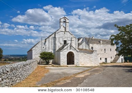 St. Maria di Barsento Church. Noci. Puglia. Italien.