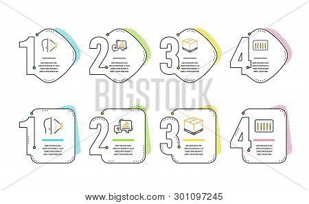 Face Id, Delivery Box And Graph Chart Icons Simple Set. Dj Controller Sign. Phone Scanning, Cargo Pa