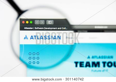 Richmond, Virginia, Usa - 9 May 2019: Illustrative Editorial Of Atlassian Corporation Plc Website Ho