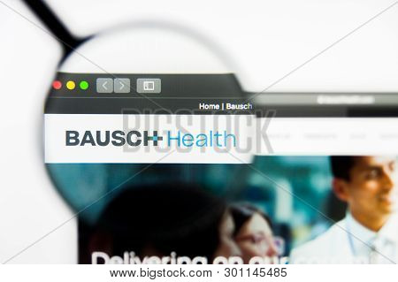 Richmond, Virginia, Usa - 9 May 2019: Illustrative Editorial Of Bausch Health Companies Inc Website 