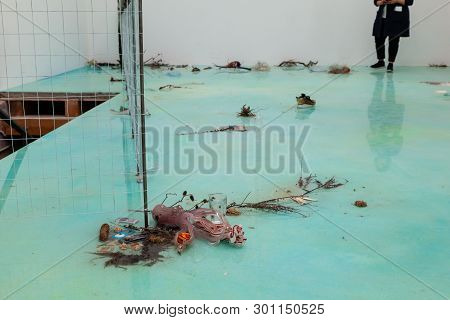 Venice, Italy - May 11: Installation View Of Laure Prouvost, 