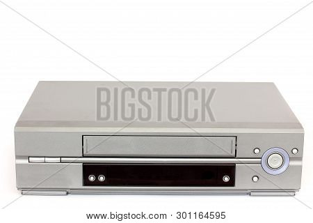 Vcr On A White Background. Old Video Equipment