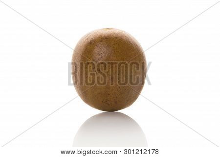 Luo Han Guo Aka Monk Fruit Natural Remedy Isolated On White Background. Powerful Healthy Sweetener.