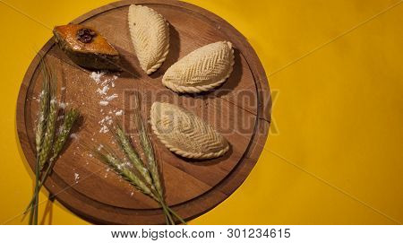 Novruz Holiday Of Azerbaijan. Sekerbura Paxlava Badambura