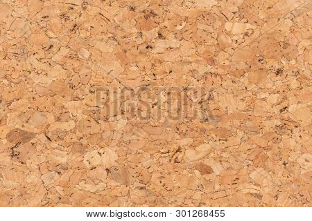 Abstract Brown Corkboard Or Cockboard Texture Background. Natural Wood Surface For Material Design E