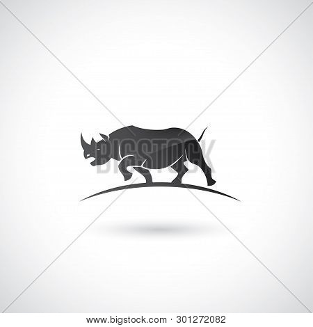 Rhino Symbol - Vector Illustration - Vector