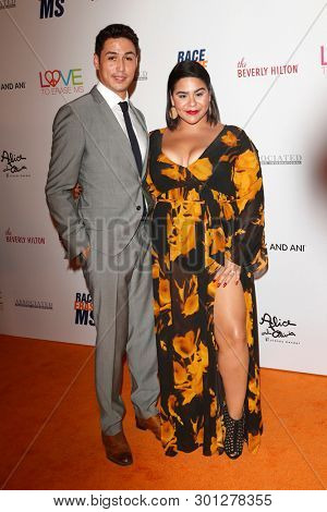 LOS ANGELES - MAY 10:  Julio Macias, Jessica Marie Garcia at the Race to Erase MS Gala at the Beverly Hilton Hotel on May 10, 2019 in Beverly Hills, CA