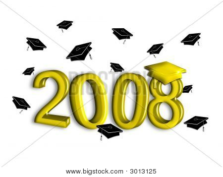 Afstuderen klasse van 2008 - goud