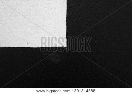 Black And White Painted Wall