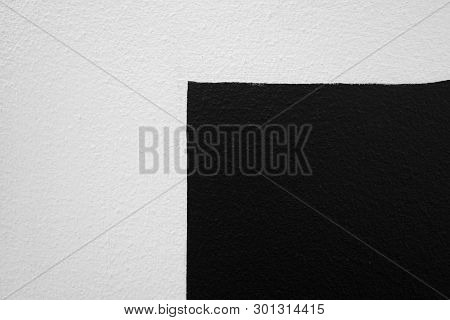 Black And White Painted Wall