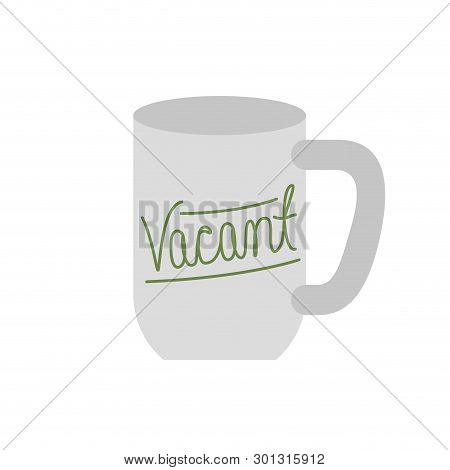 Cup  Cfee With White Background Vector Illustration Design