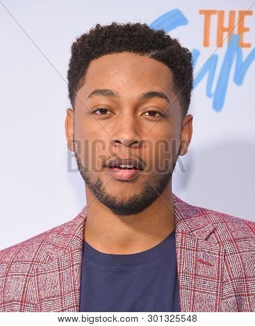 LOS ANGELES - APR 29:  Jacob Latimore arrives for the Netflix 'The Last Summer' Premiere on April 29, 2019 in Hollywood, CA