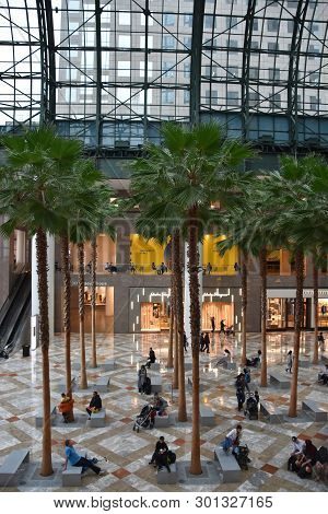 New York, Ny - Apr 14: Brookfield Place In Manhattan, New York, As Seen On April 14, 2019. Also Know