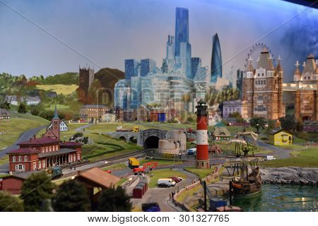 New York, Ny - Apr 14: Gulliver\'s Gate In Manhattan, New York, As Seen On April 14, 2019. It Is A T