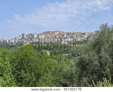Scenery Around A City Named Agrigento Located In Sicily, Italy