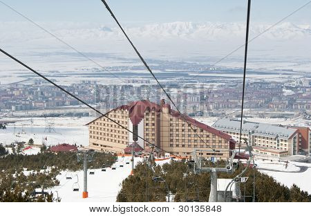 Estância de esqui de Turco. Palandoken. Erzurum