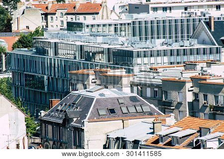 Reims France May 15, 2019 View Of The City Of Reims From The Top Of The Notre Dame De Reims Cathedra