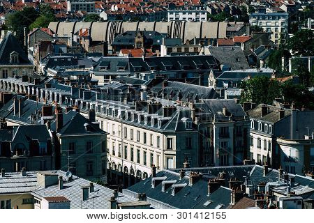 Reims France May 15, 2019 View Of The City Of Reims From The Top Of The Notre Dame De Reims Cathedra