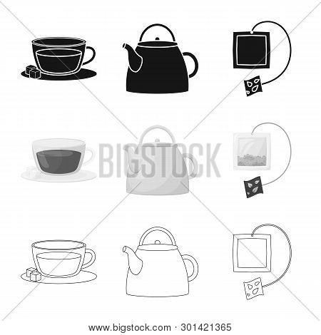 Vector Design Of Healthy And Floral  Icon. Set Of Healthy And Gradient Stock Vector Illustration.