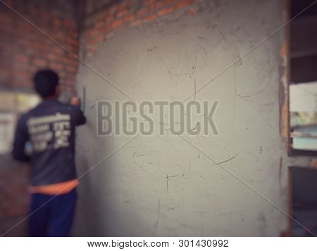 Construction Of Buildings In Thailand, Blurred Images