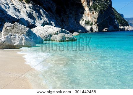 View Of The Cala Goloritzè Beach, Baunei