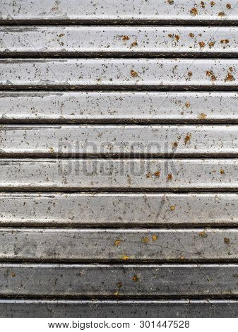 Profile Rectangular Pipes. Square Tube. Square Rusted Pipes. Texture Background