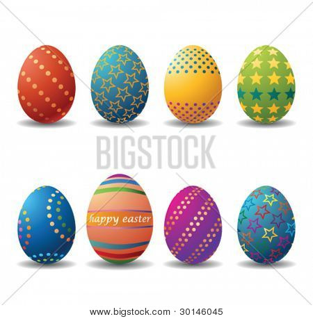 Set di uova di Pasqua