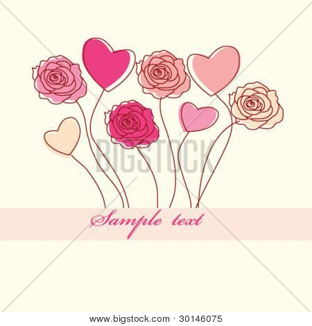 Sfondo romantico fiore