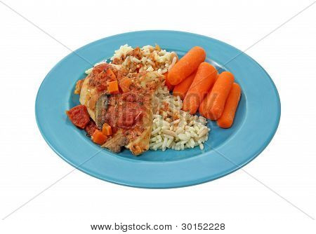 อาหารไก่ Cacciatore