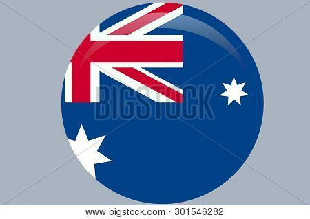 Australia Flag, Official Colors And Proportion Correctly. National Australia Flag.